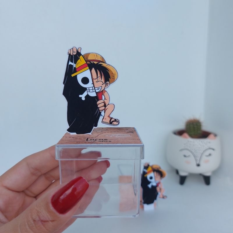 Adesivo + Aplique 3D para caixa acrílica – One Piece
