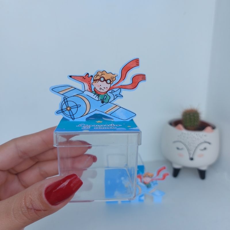 Adesivo + Aplique 3D para caixa acrílica – Pequeno Príncipe
